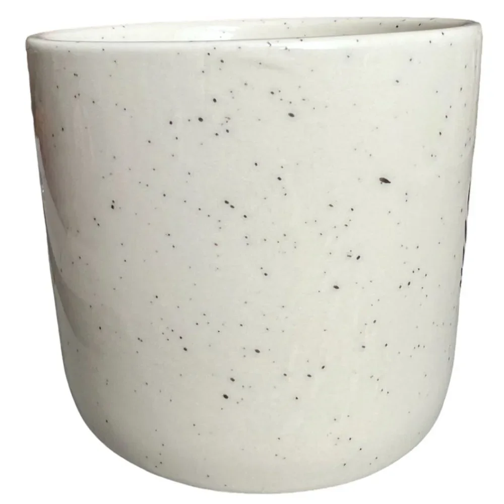 TAG Queen Bee Soup Mug Speckled Ceramic Oversized Planter - Picture 3 of 7